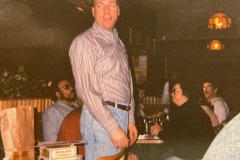 1995 -03 President John Kwiatkowski addresses the Club at the first Somewhere of China Lunch and Bowling